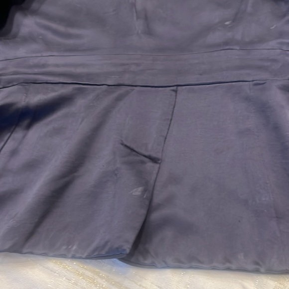 ⭐️ Chanel  Navy  Black Trim Silk Taffeta Jacket - Picture 15 of 17